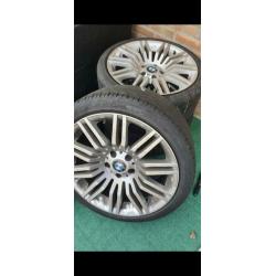 Banden plus velgen 19inch PIRELLI P-zero BMW
