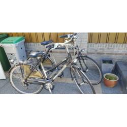 Heren en dames Gazelle fiets