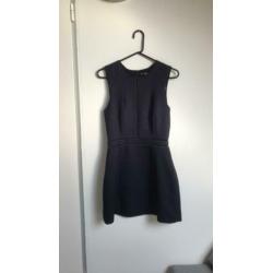 Mango jurk donkerblauw maat S