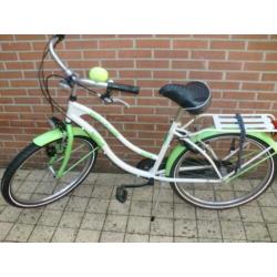 Kinder meisjes fiets cruiser 26 inch versnellingen handrem