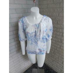 Witte blouse met strik van Villa maat S