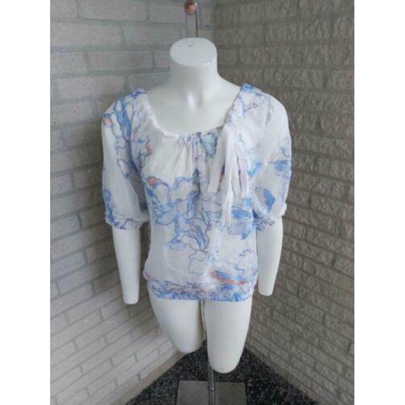 Witte blouse met strik van Villa maat S