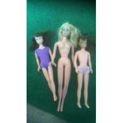 Oude barbie popen