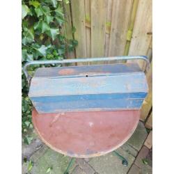 6xgereedschap kisten industrieel brocante