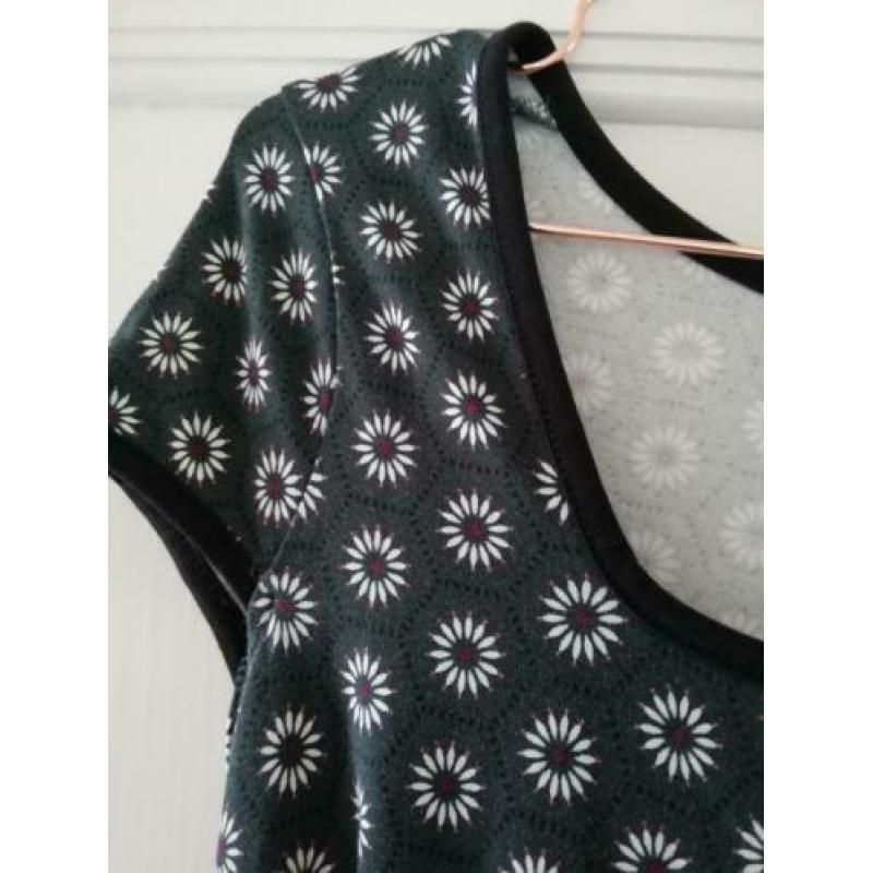 ZGAN retro vintage groen jurkje Dorothy Perkins mt 38