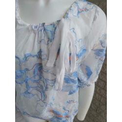 Witte blouse met strik van Villa maat S