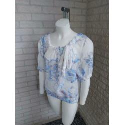 Witte blouse met strik van Villa maat S