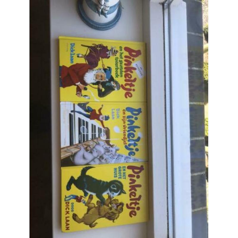 3 officiële Pinkeltje Boeken geschreven door Dick Laan