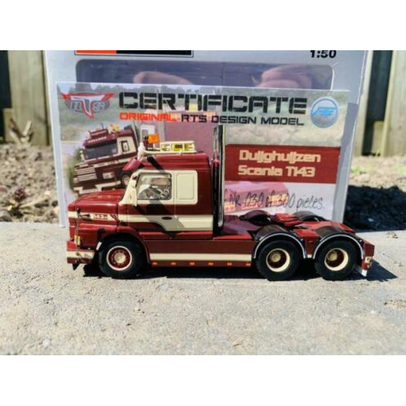Scania T143 Duijghuijzen Druten Certificaat 1:50 WSI