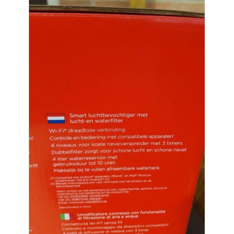 Motorola Wifi+ luchtbevochtiger