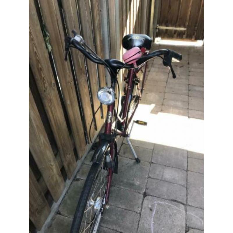 Opknapper! Dames fiets van gazelle, model free