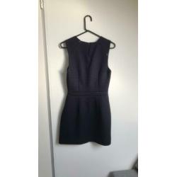 Mango jurk donkerblauw maat S