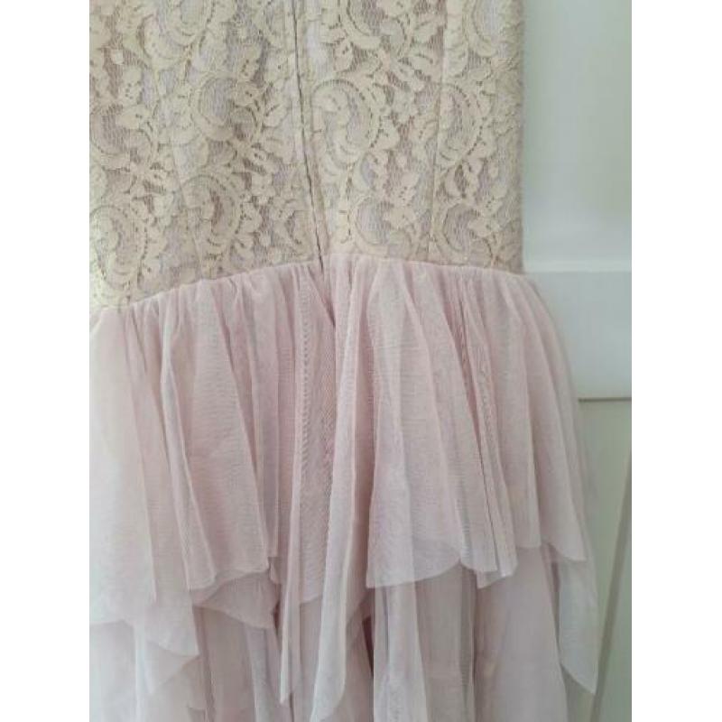 Superleuke feestjurk zalm H&M maat 170 zgan