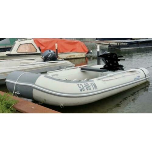 Rubberboot met 25 pk Mercury