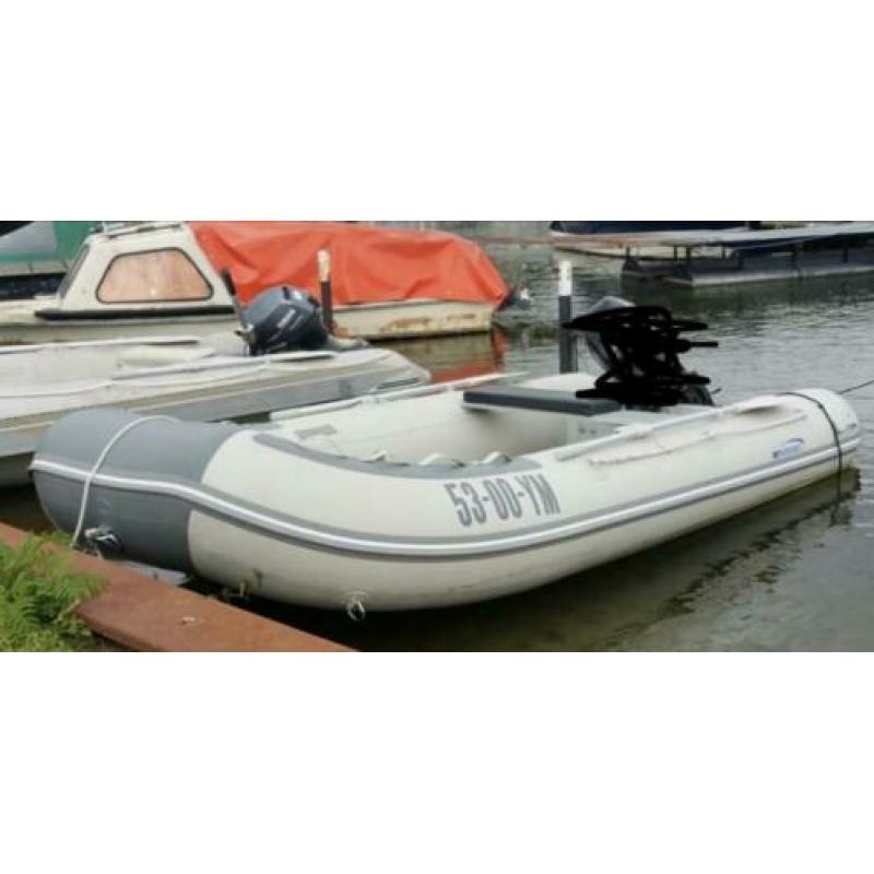 Rubberboot met 25 pk Mercury