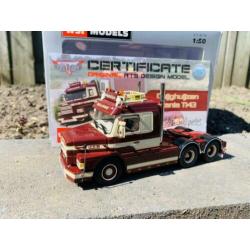 Scania T143 Duijghuijzen Druten Certificaat 1:50 WSI