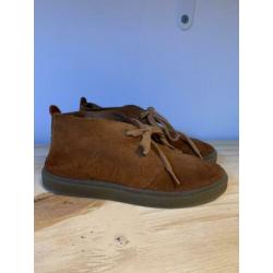 Friboo zgan suède schoenen , look a like Clarks maat 34