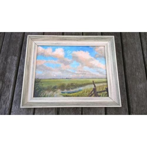 Biesbosch schilderij van Steef van Wijnhoven uit Dordrecht