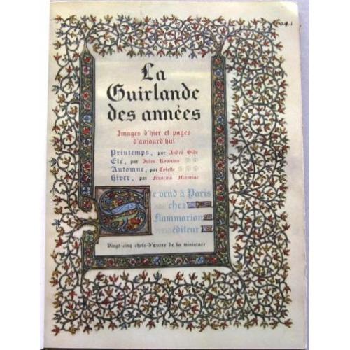 La Guirlande des Années 1941 Gide - Miniaturen