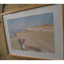 Prachtige Pastel Garnalenvisser Callantsoog Christa Hoek