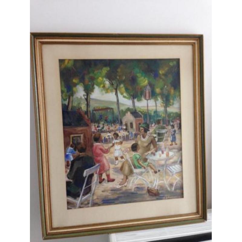 Henri Schoonbrood (Maastricht 1897-1972) Speeltuin St Pieter