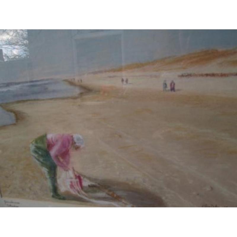 Prachtige Pastel Garnalenvisser Callantsoog Christa Hoek