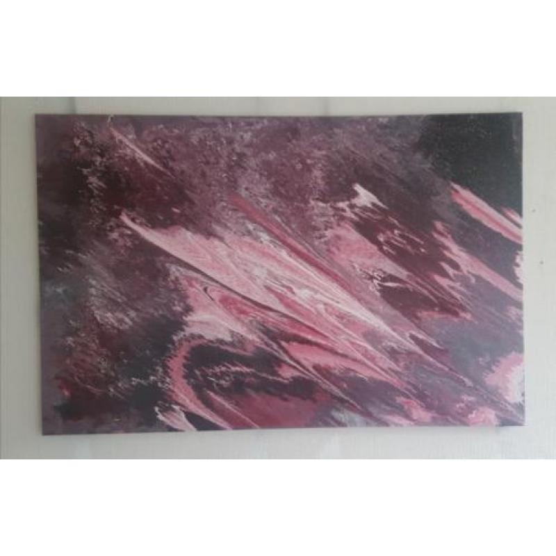 Schilderij abstract marmer collectie