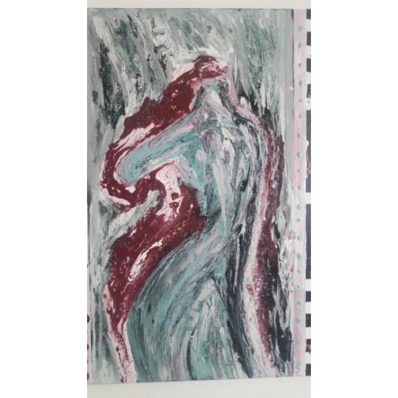 Schilderij abstract marmer collectie
