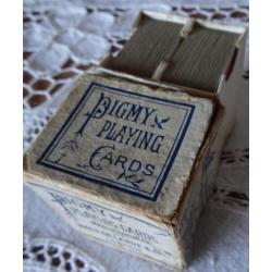 Pigmy miniatuur playing cards Thomas De la Rue ca 1900