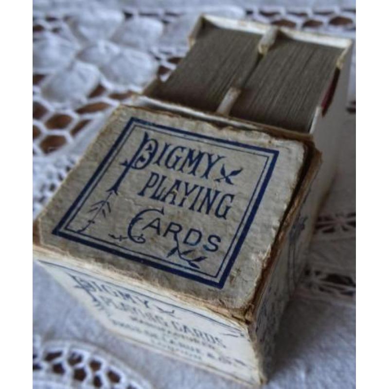Pigmy miniatuur playing cards Thomas De la Rue ca 1900