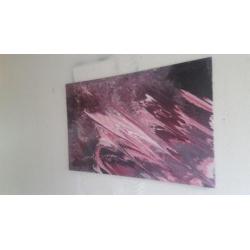 Schilderij abstract marmer collectie