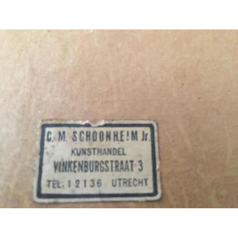 Stilleven in vaas-J.Koevoets-gesigneerd