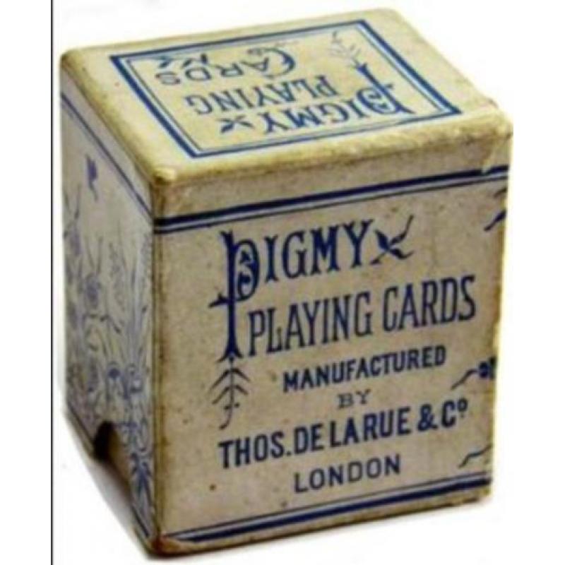 Pigmy miniatuur playing cards Thomas De la Rue ca 1900
