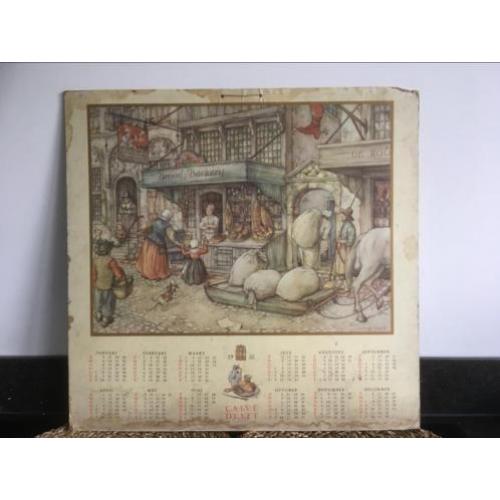1953 Calvé delft Anton Pieck kalender nof