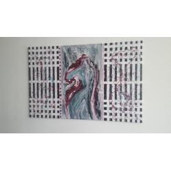 Schilderij abstract marmer collectie