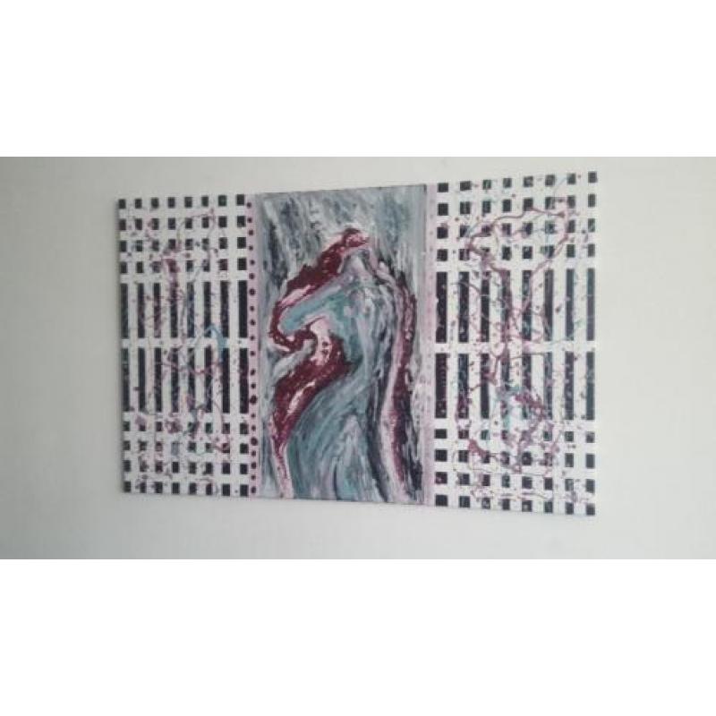 Schilderij abstract marmer collectie