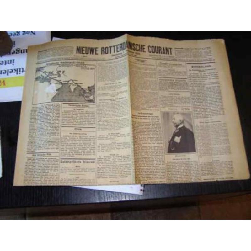Echte krant uit 1923 (A15 781) H