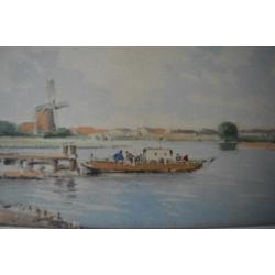 aquarel Gerrit van Jeveren (1904-1986)