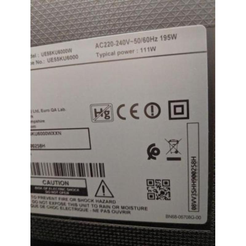 DEFECT Samsung UE55KU6000W