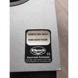 Klipsch actieve subwoofer kws10 225Watt