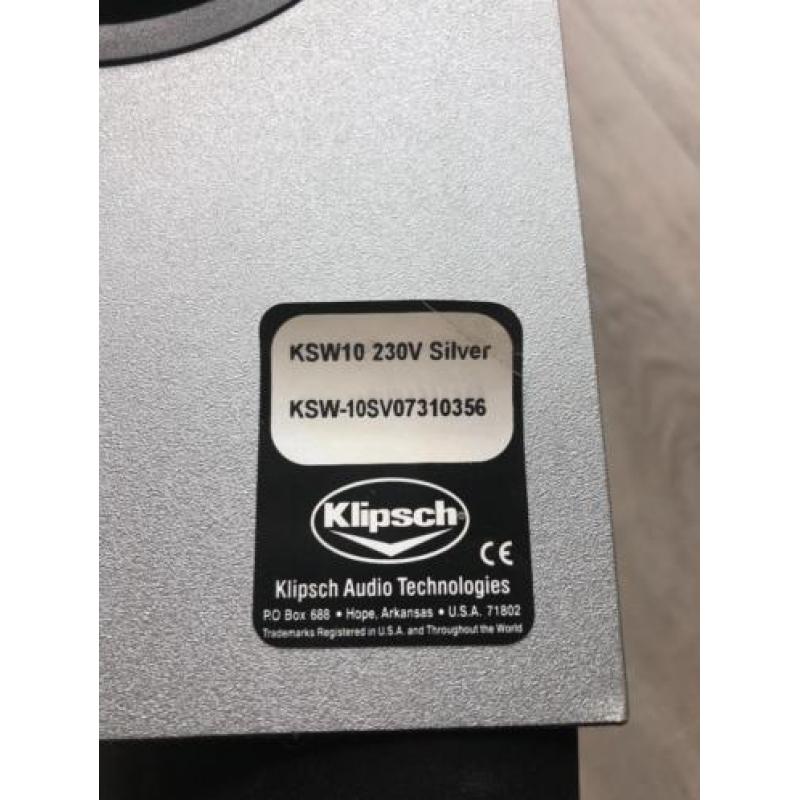 Klipsch actieve subwoofer kws10 225Watt