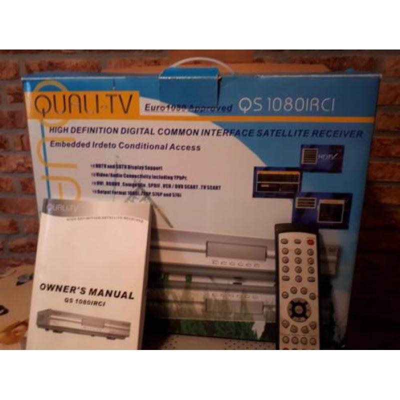 SATTELIETONTVANGER TV SCHOTEL Quali-tv qs 1080irci