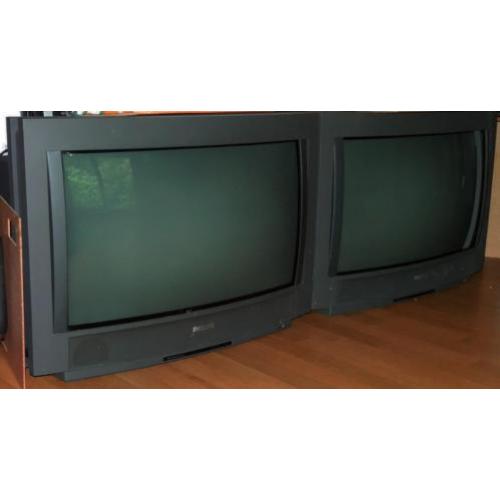 2 PHILIPS analoge TV's