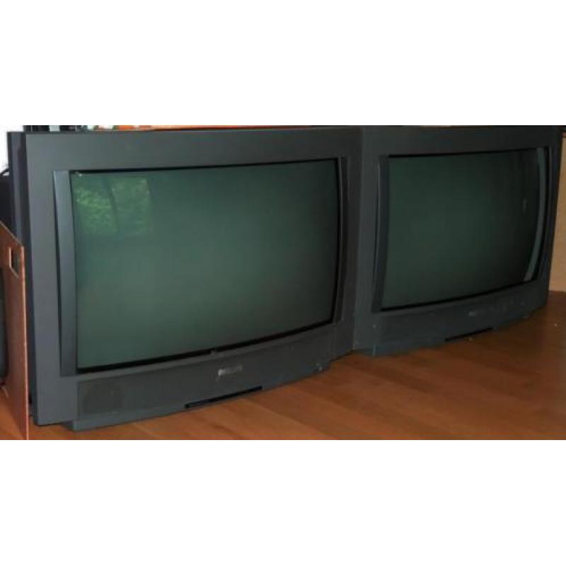 2 PHILIPS analoge TV's