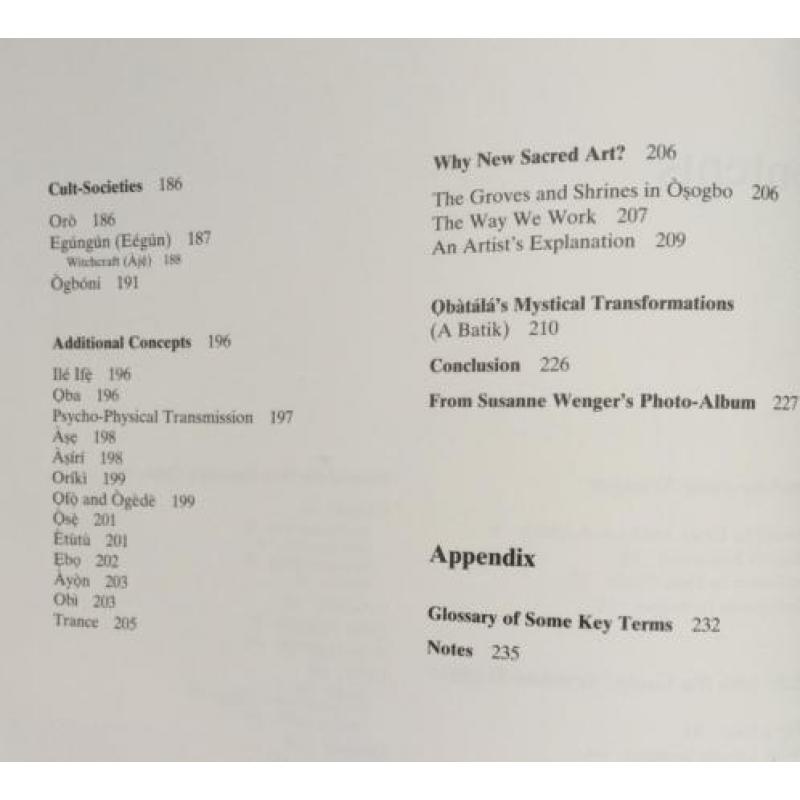 A life with the Gods In their Yoruba Homeland Wenger/Chesi