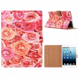 Ntech iPad mini 1 / 2 / 3 Roos Design Booktype Kunstleer Ho