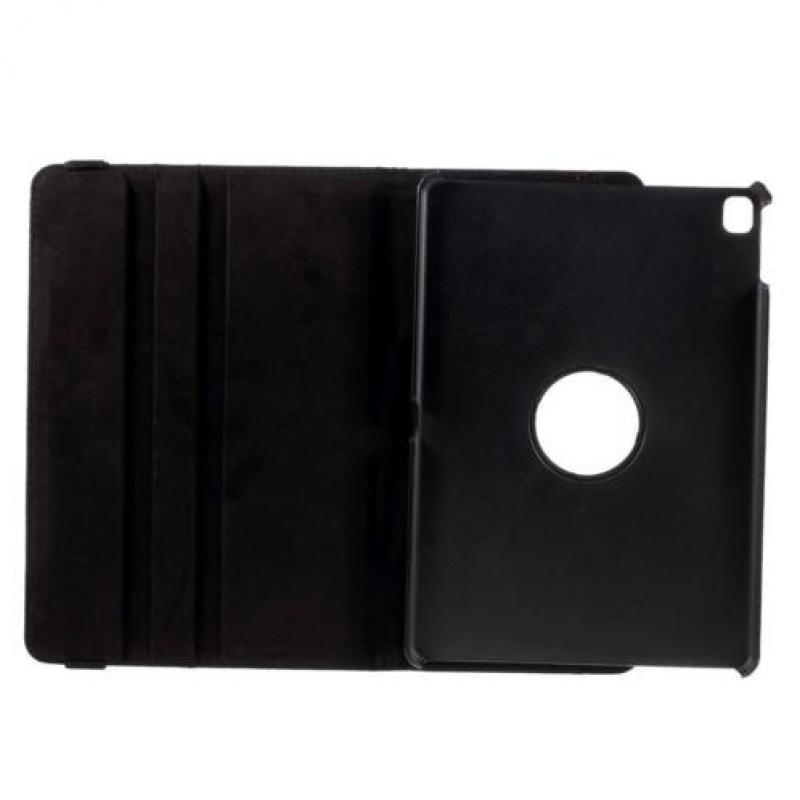 iPad 4 hoes 360 graden roteerbaar PU Leder zwart