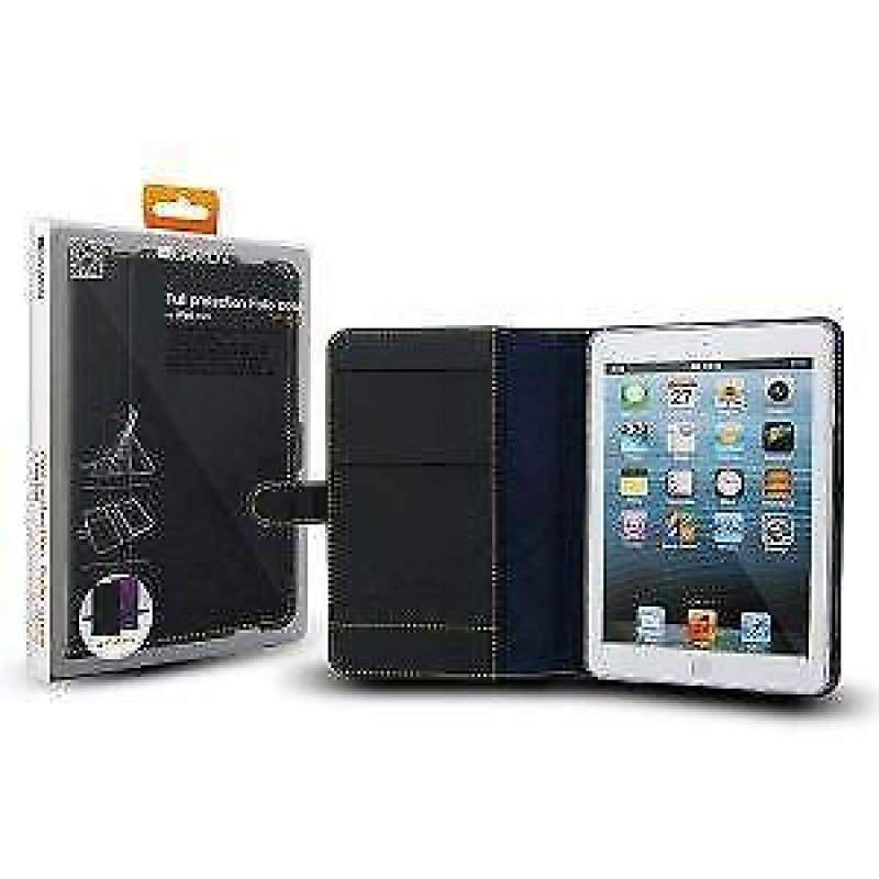 Canyon iPad Mini Leather Style Full Protection Folio Case Bl
