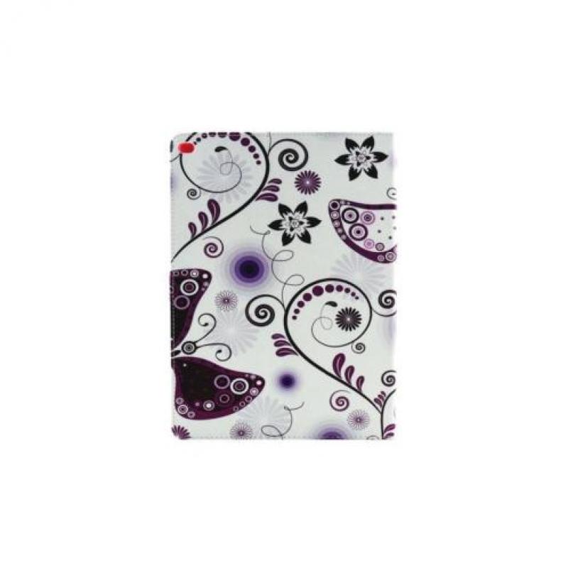 iPad Pro 12.9 hoesje Flip case, cover White Butterfly