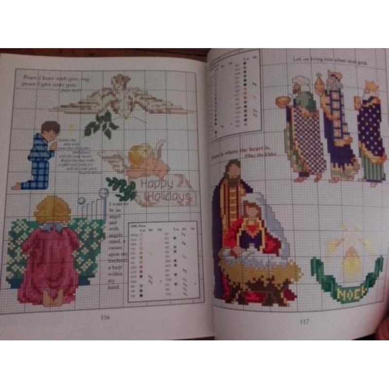 kerst borduur boeken